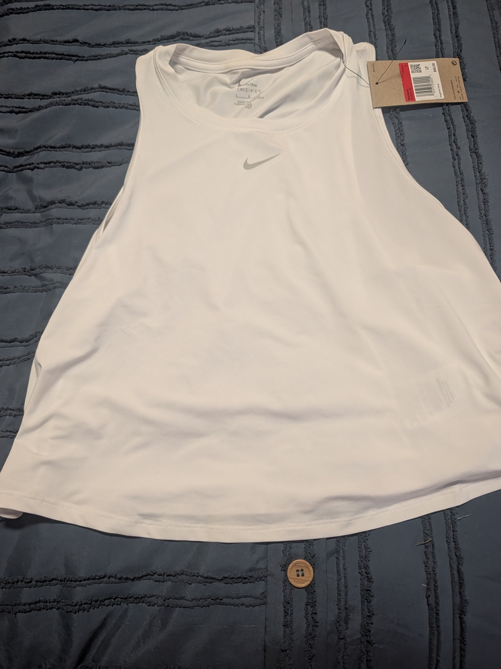 Nike White Women's Athletic Tank Top